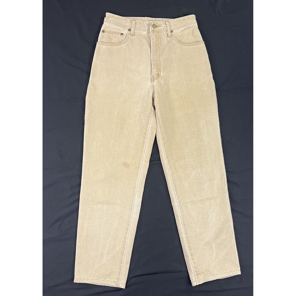 Vintage Bobson Pro 602 Japanese Denim High Waist Straight Leg Jeans Khaki W32